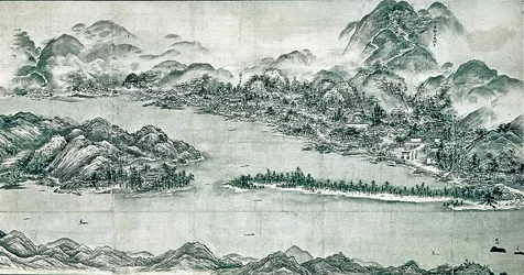 Ansicht von Ama-no-hashidate, ca. 1501-06